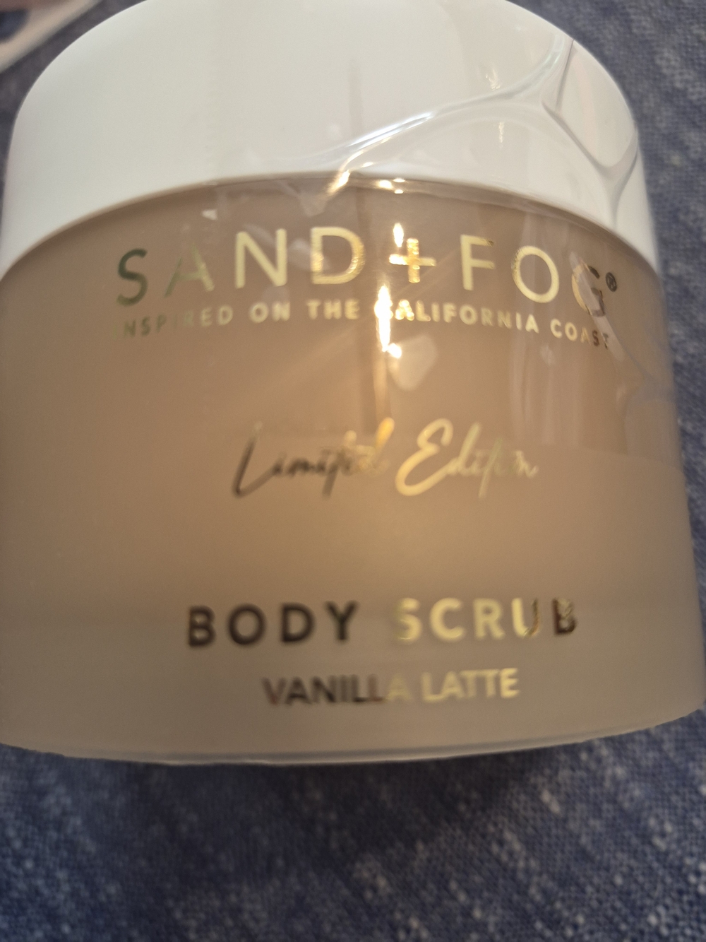 Sand + Fog Vanilla Latte Body Scrub Limited Edition